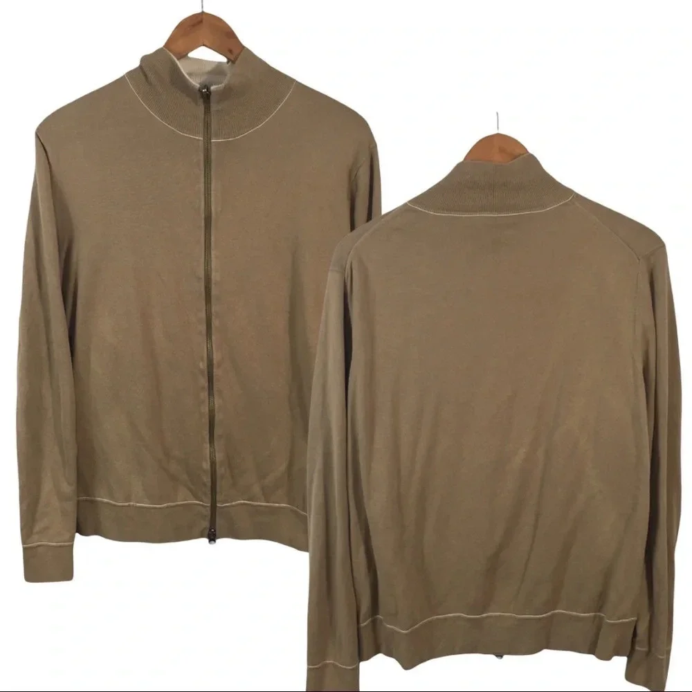 B6 Men’s Banana Republic Full Zip Mock Neck Jacket L